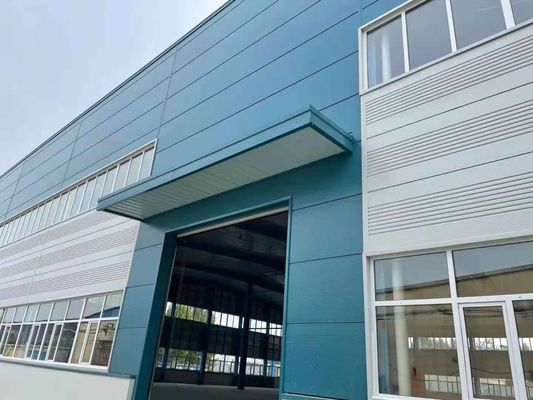 Vorgefertigte Stahlrahmen-Werkstatt-Kits Galvanisierte Vorgefertigte Metallgaragen