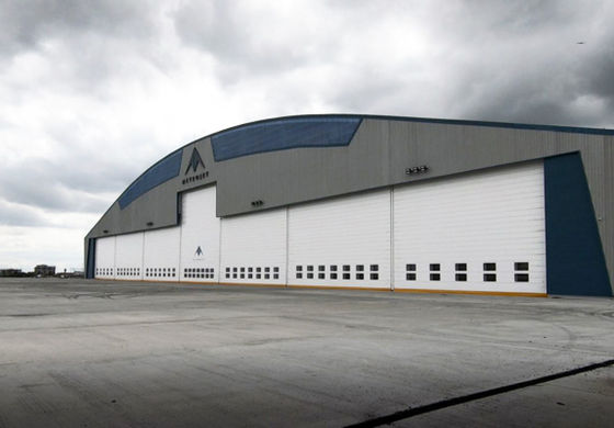 Versatile Metallschuppen Baubranche Stahlkonstruktion Baubranche Industrie Stahlfabrik Schuppen