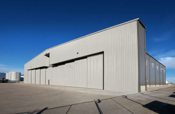 Hochhaus Stahlkonstruktion Vorgefertigtes Flugzeug Hangar Metall Flugzeug Hangar Lagerhaus
