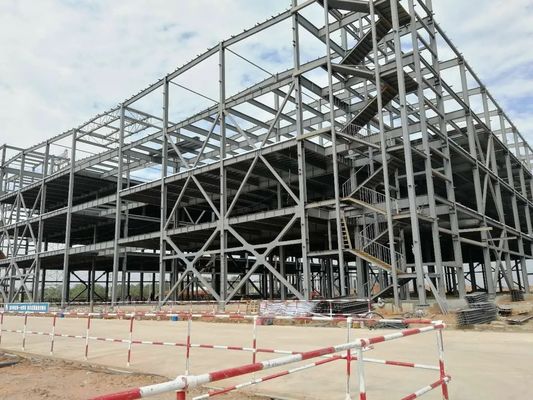 Individuelle Stahlkonstruktion Industriegebäude Bürogebäude Schulgebäude Stahlsaal Bau