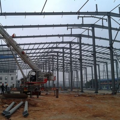 Windbeständige Metallkonstruktion Gebäude Vorgefertigte hochfeste Stahlstruktur