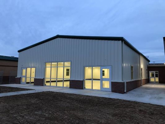 Dauerhafte schwere vorgefertigte Hotelkraftwerke Stahlkonstruktion für Lagerwerk