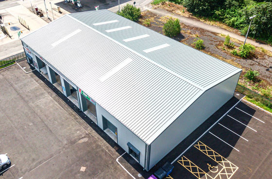Vorgefertigte Kaltlager Metallrahmen Leicht Sandwich Panel Vorgefertigte Gebäudestruktur Schlüsselfertiges schweres Lager