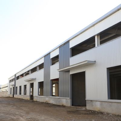 Vorgefertigter Stahlrahmen Stahlkonstruktion Gebäude Lagerwerk Q235 Q355B