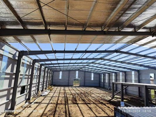 Architektonische Konstruktion Vorgefertigte Stahlkonstruktion Rahmen Lagerhaus Erdbeben