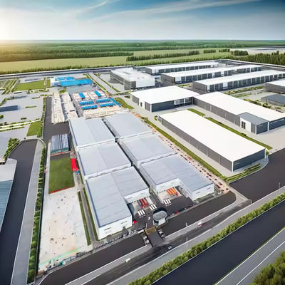 Moderne Konstruktion Industrie Stahlkonstruktion Vorgefertigtes Lagerhaus Gebäude Optimale Effizienz