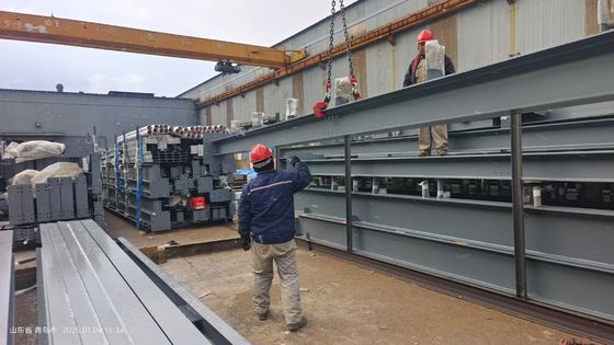 Installation von Stahlkonstruktionen