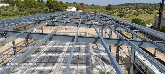 Industrie-Stahllagerhaus mit Büromezzanin