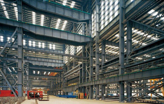 Custom Q355B Vorkonstruktion Modularer Vorgefertigter Industrielager Stahlkonstruktion Gebäude