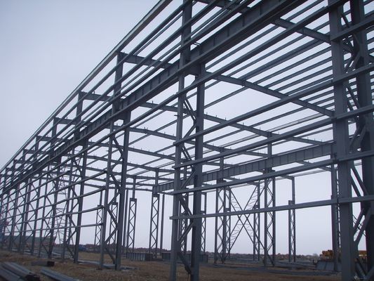 Pre Galvanized C / Z Purlin Steel Deck Plate Prefab Steel Houses Storage And Workshops