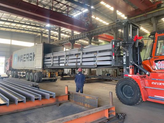40 Container Beförderung Fertigstahlgebäude Portable Direktinstallation vor Ort