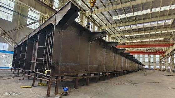 Hochfeste Stahlbalkenbrücke für Autobahn-Eisenbahnprojekte Kurze und starke Bauzeit