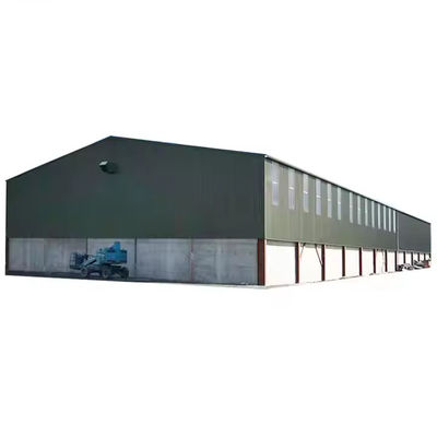 Vorgefertigte Stahlkonstruktionsgebäude Industrie Gewerbe Metall Werkstatt Lagerhalle Schuppen Hangar