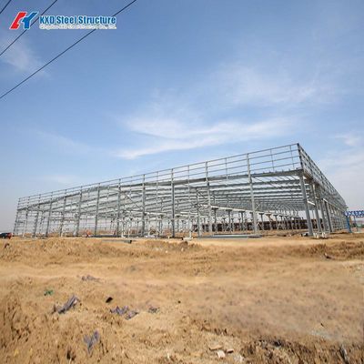 Q355B Stahlkonstruktion Industrielagerhangar mit hochfesten Bolzen
