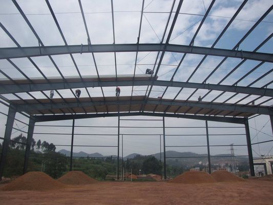 Kundenspezifische Stahlkonstruktions-Lagerwerkstatt-Hangar von Qingdao KXD