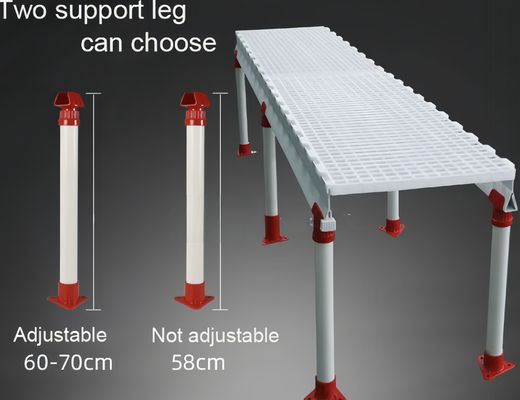 Ziegenfarm Plastik-Schieferboden Broilerhaus Weiß / angepasst