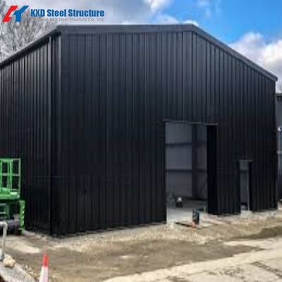 Schnelle Installation S355 Mehrstöckige Vorgefertigte Leichtstahl Lagerhaus Baupläne Schuppenkit