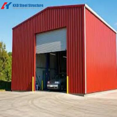 Metallkonstruktion Vorgefertigtes Gebäude Stahlkonstruktion Hochhaus mit 3D-Modelldesign