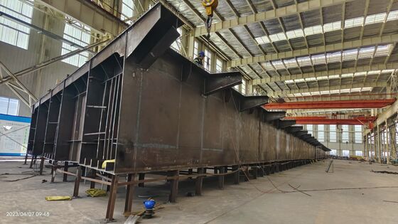 Schwerlastgeschweißte Stahlplatten-Gitterbrücke für den Straßen- und Eisenbahnbau - AASHTO-Standard