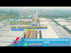 Industrielle Hochhäuser aus Stahl Bauen Erdbebenschutz Vorgefertigtes Lagerhaus