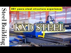 Anpassungsfähige Stahlschuppen Bauvorgefertigte Stahlkonstruktion Lagerhaus