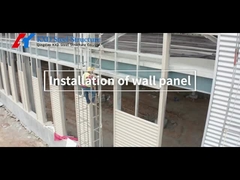 Stahlrahmen Metallvorgefertigte Industriegebäude mit Metallwandverkleidung